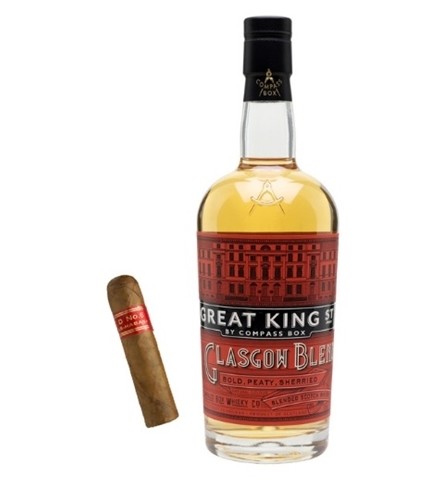 Compass Box Great King Street Glasgow Blend & 1 Partagás D6