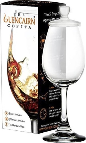 Copita com Tampa - Taça de Cristal Glencairn