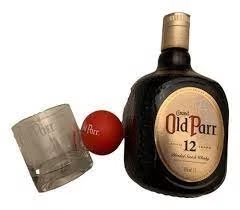 Old Parr 12 anos - Kit com Copo e Forma de Gelo Esférica de Silicone