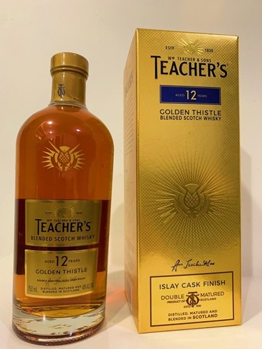 Teacher´s Golden Thistle 12 anos (Finalizado em barris ex-Laphroaig) - Com Caixa