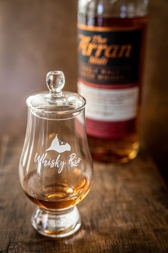 Copo Glencairn "Whisky Rio" com tampa